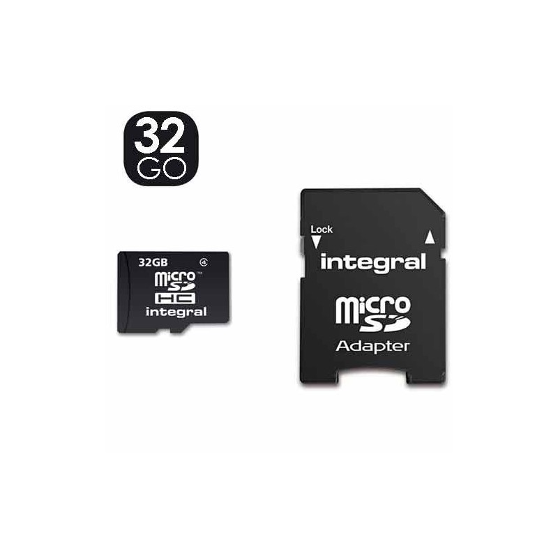 Carte mémoire, micro sd de 32 go - Lifeboxsecurity