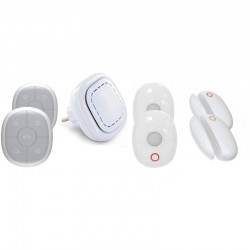 Kit alarme maison sans fil connectã© 3 en 1 -  dã©tection prã©sence et ouverture xl - lifebox smart