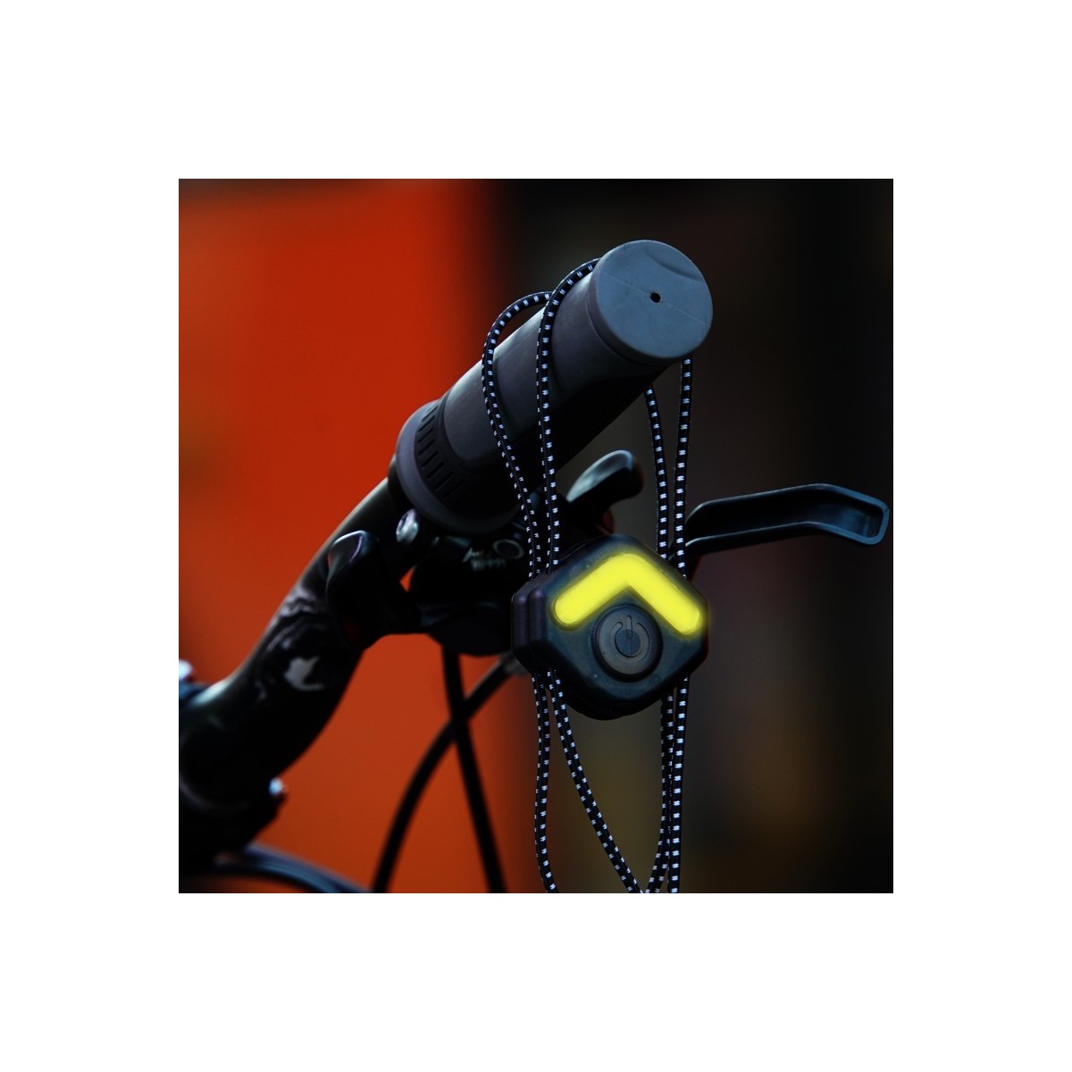 Clignotants Vélo LED Rechargeables USB - Pour Guidon 22mm - Gris, 4 Modes, étanches IPX5 - Idéal Vélo/trottinette