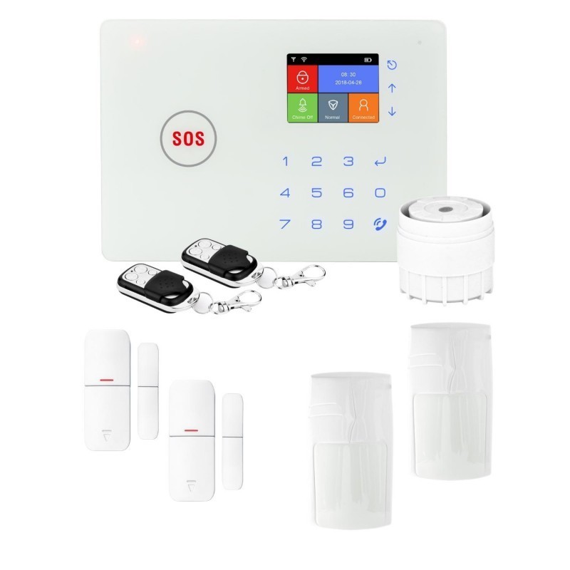 Alarme maison connectée sans fil wifi et gsm amazone - lifebox - kit animal 2