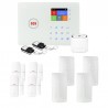 Alarme maison connectée sans fil wifi et gsm amazone - lifebox - kit animal 4