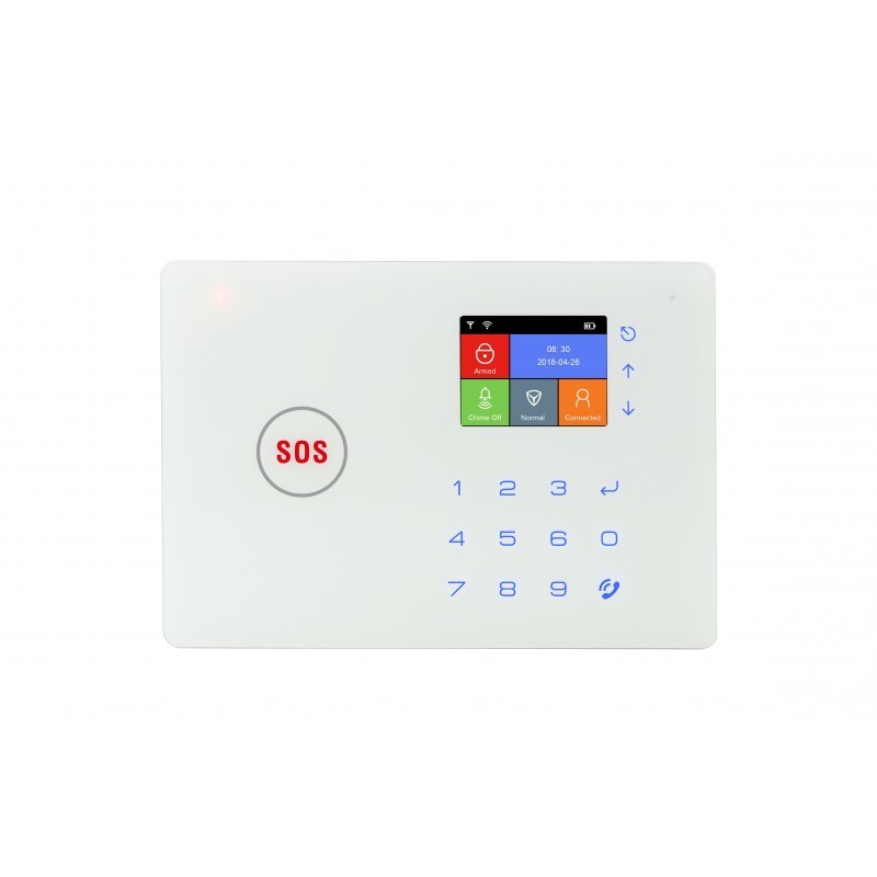 Kit alarme maison connectée sans fil senior wifi et gsm amazone et caméra wifi - lifebox