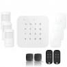 Alarme maison wifi et gsm 4g sans fil connectée casa- kit 3