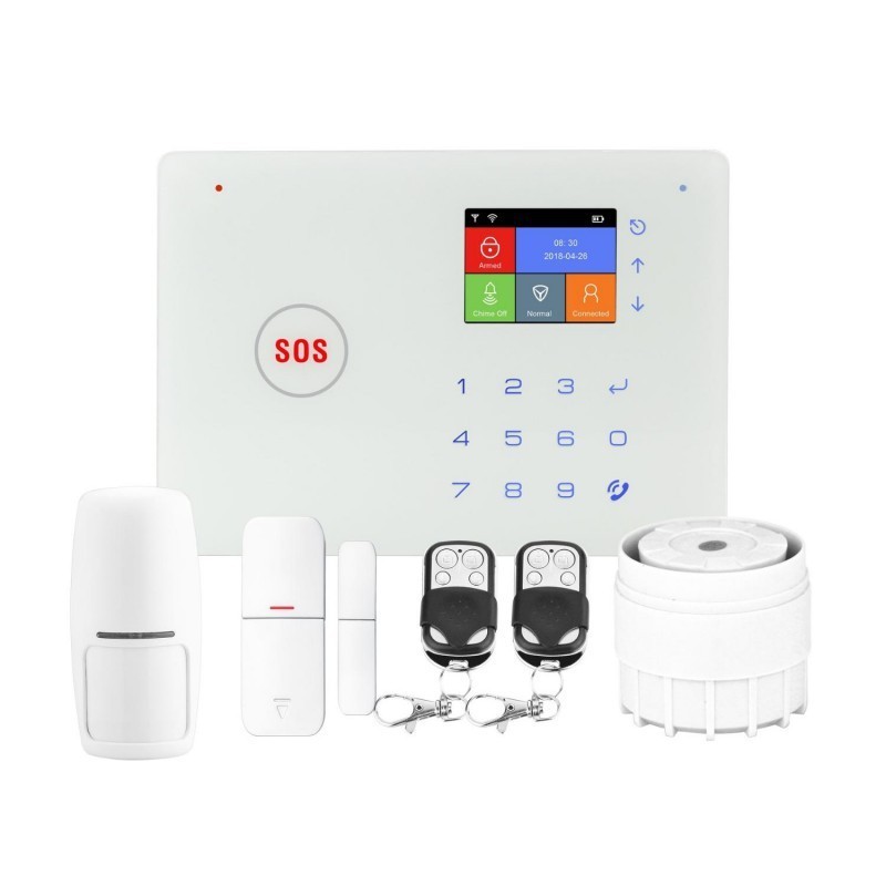 Alarme maison connectée sans fil wifi gsm amazone - lifebox