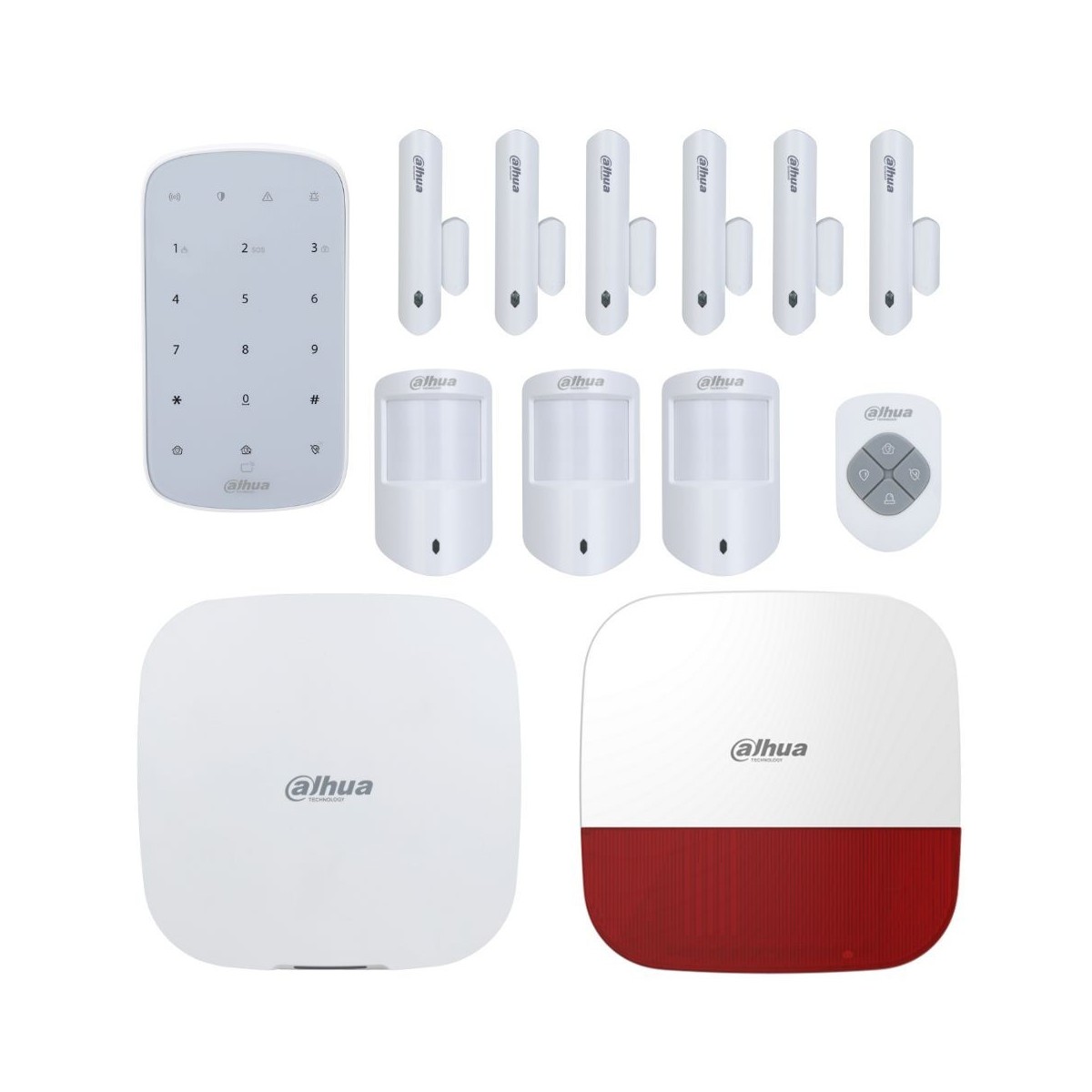 Kit alarme sans fil WIFI, 3G, 4G et GPRS 150 zones 868Ghz - DAHUA - 13