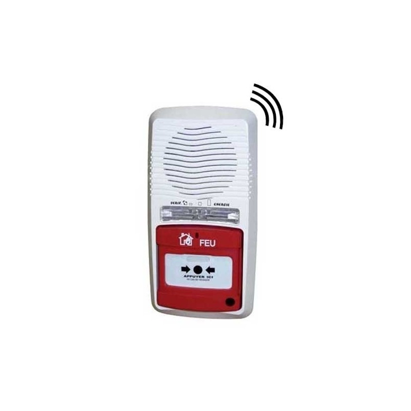 Alarme incendie type 4 radio à pile