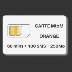 Carte M2M Orange 60 mins +...