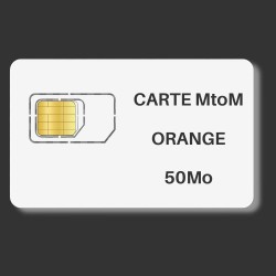Carte M2M Orange 50 mo