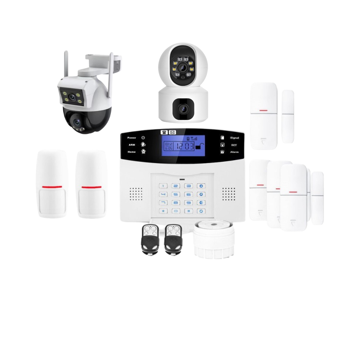 Kit alarme maison sans fil gsm et caméra autonome lifebox evolution kit connecté 19
