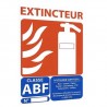 Panneau signalétique extincteur abf