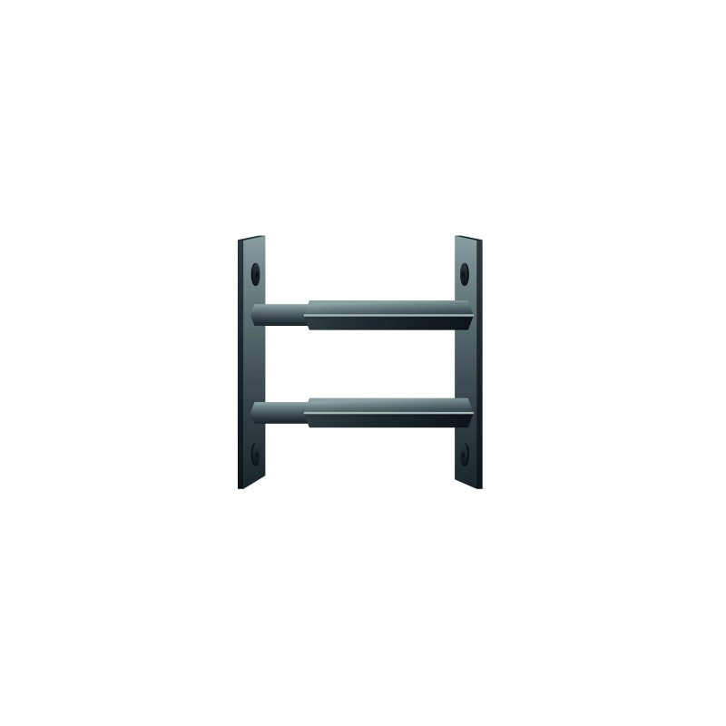 Barreau télescopique - 2 barreaux 55 à 103cm - noir barreaux de sécurité de fenêtre