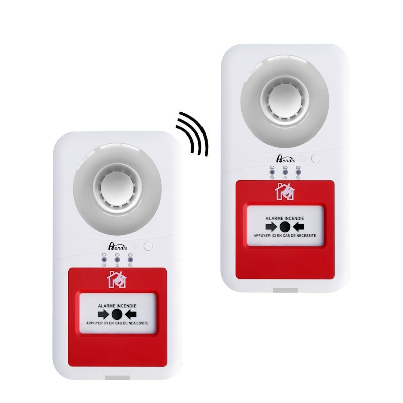 2 x alarmes type 4 radio à pile