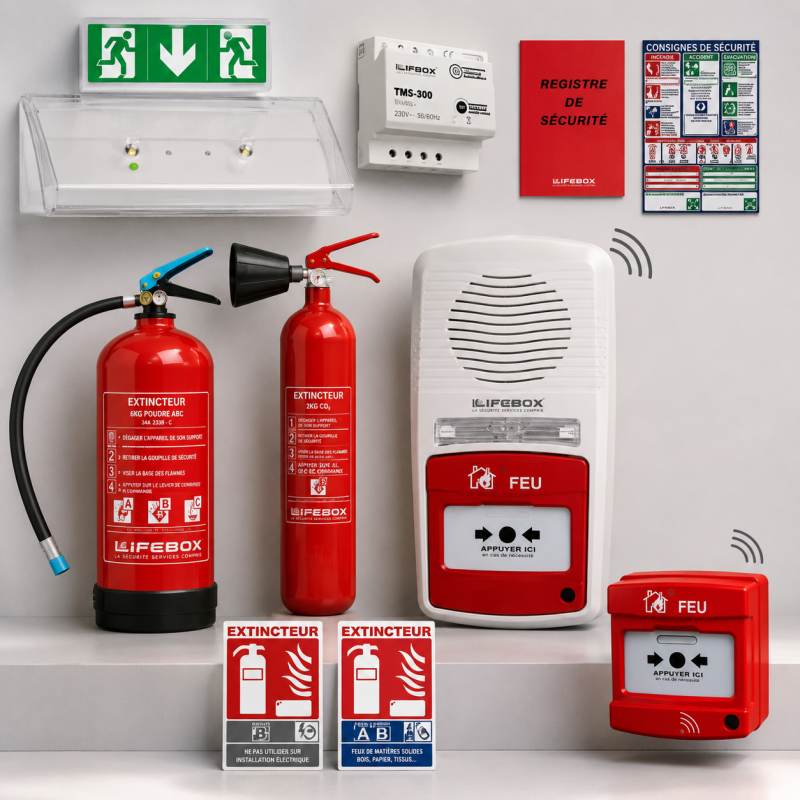 Pack sécurité incendie erp 1 entrée