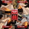 Couverture anti feu 1.2m x 1.2m