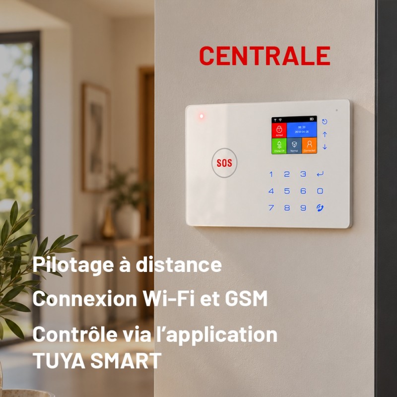 Pack alarme EvolutionMax 4G, la centrale connectée