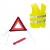 Kit sécurité voiture homologué gilet et triangle de signalisation