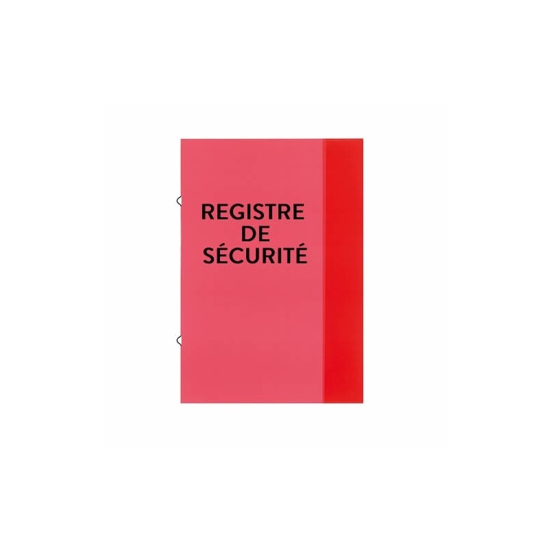 Registre de sécurité incendie