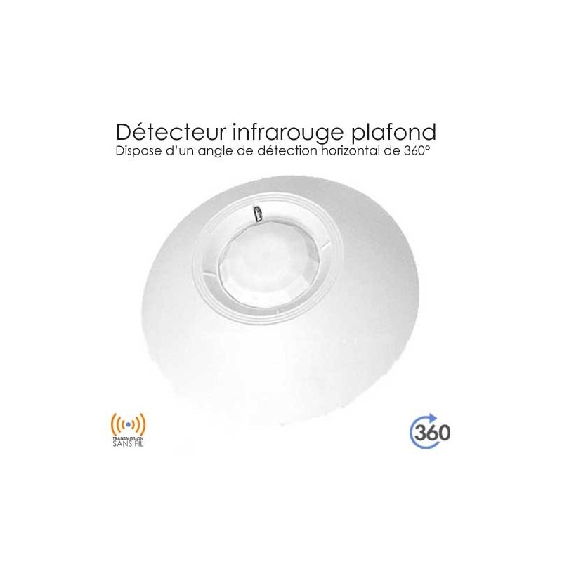 Detecteur infrarouge pour plafond