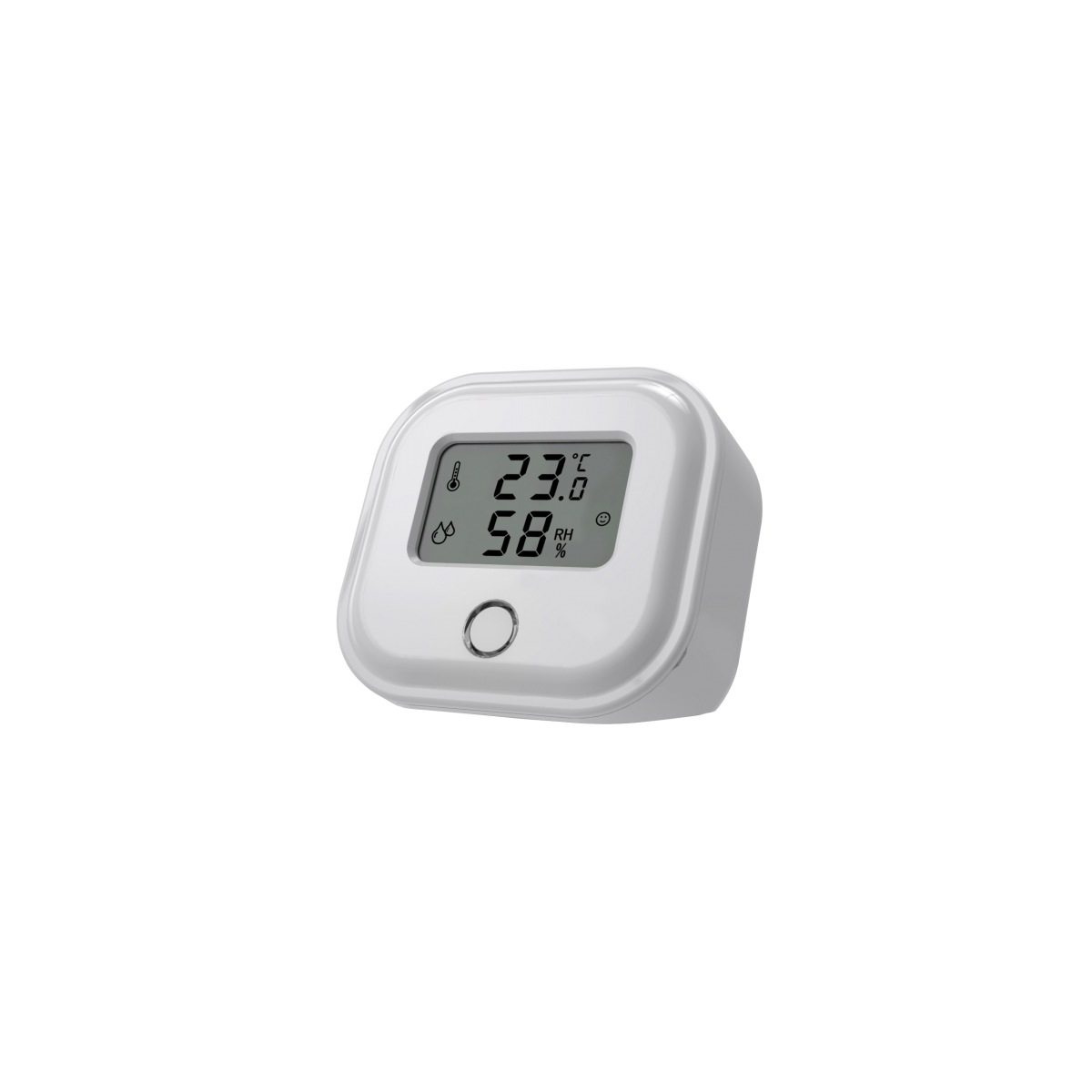 Thermomètre extérieur autocollant pour fenêtres, portes et fenêtres -  transparent - étanche - batterie non incluse