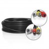 Cable video bnc video 12v de 50 m  "tout en un"