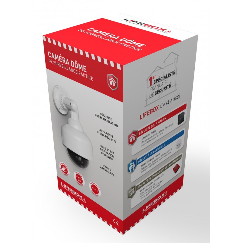 Camera dome de surveillance factice