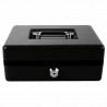 Caisse a monnaie, monnayeur en acier noir 30 cm