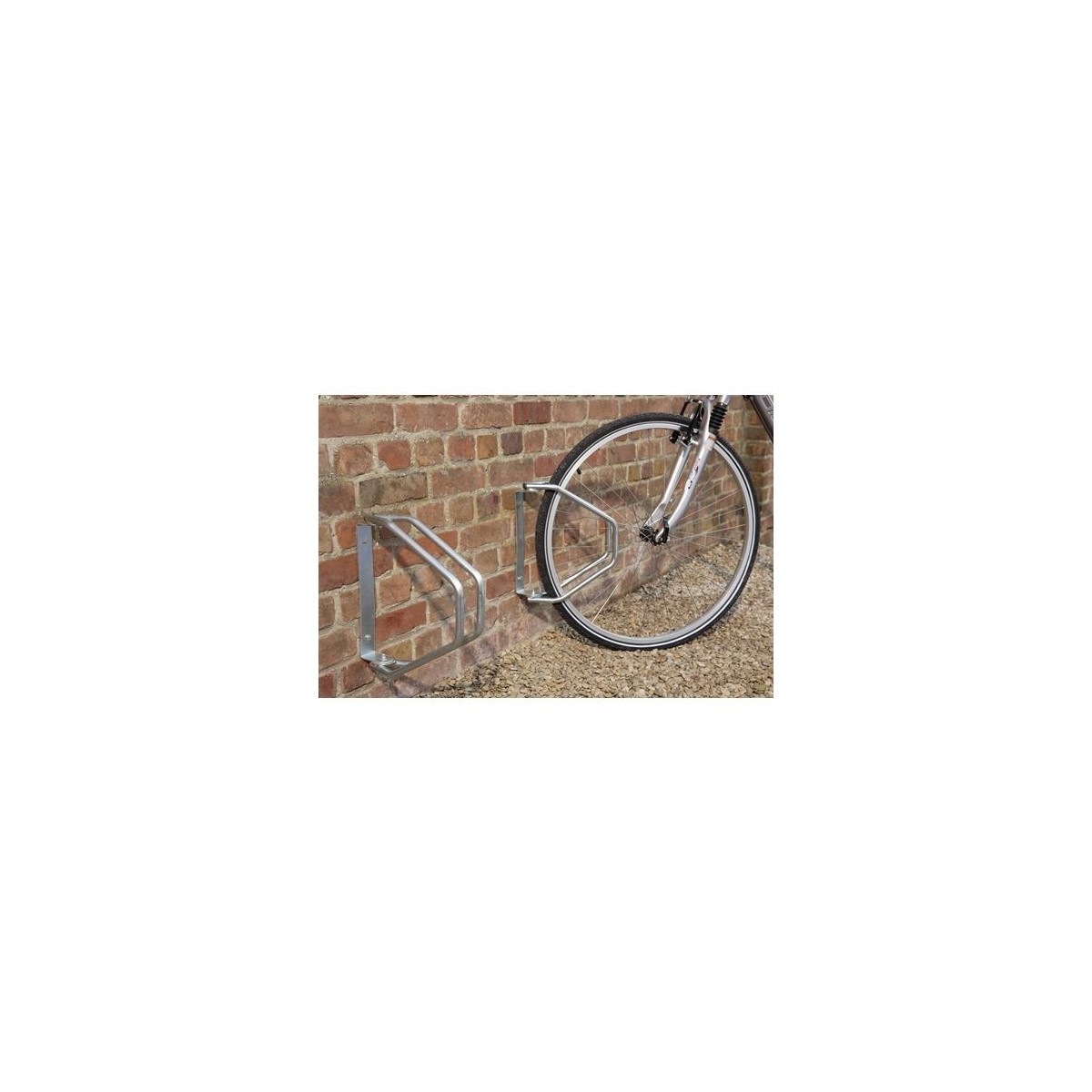 Range vélo mural Mottez pivotant à 180° capacité 1 vélo L.85 x P.285 x  H.328 mm