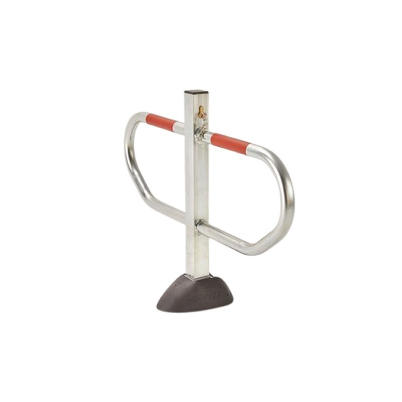 Barrière pied central design avec arceaux