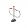 Barrière pied central design avec arceaux