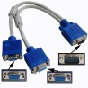 Cable repartiteur d'ecran vga