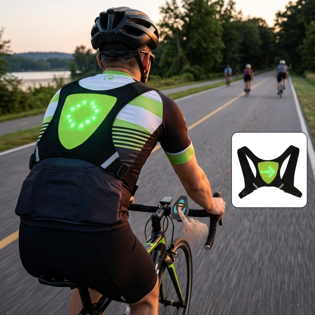 Gilet de sécurité à vélo
